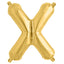 13inch Matte Gold Mylar Foil Letter  Balloons