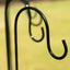 10 Pack Black Metal Shepherds Hook Lantern Hangers with 2 Prong Base, 46" Tall Outdoor Plant Hanger Stands Heavy Duty Bird Feeder Poles