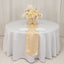 Lamour Satin 12"x108" Table Runner Beige - Smooth & Lustrous Finish