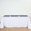 Polyester 9ft Table Runner Black with Gold Foil Modern Geometric Accent