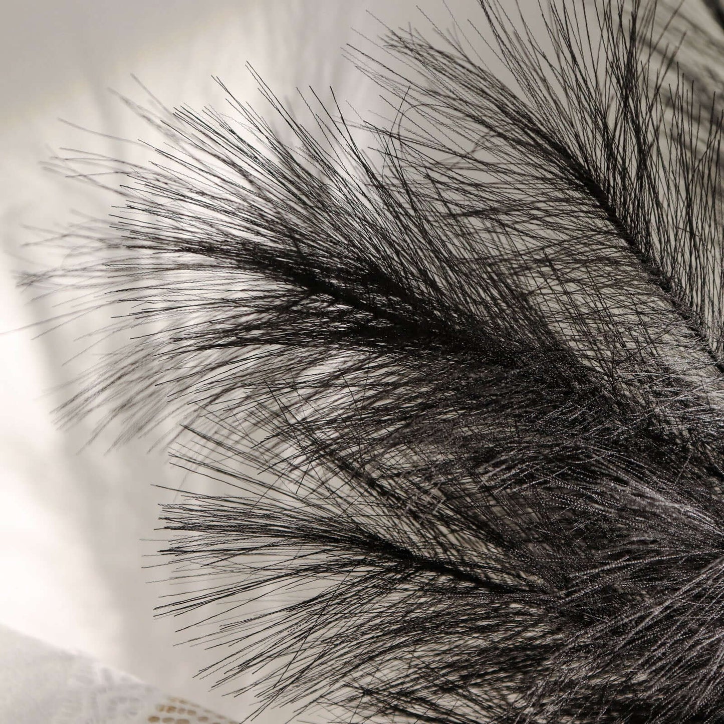 3 Stems Artificial Pampas Grass Decor Black - Soft Realistic Faux Ornamental Grass Branches for Rustic Boho Chic Backdrops Floral Styling & Vase Displays 44"