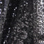 2 Pack Black Sequin Curtains With Rod Pocket Window Treatment Panels - 52"x84â€