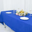 Premium Polyester 60"x102" Rectangle Tablecloth Royal Blue - Durable 220GSM Wrinkle-Resistant Table Cover