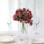 2 Pack 12" Dusty Rose Artificial Open Rose Flower Arrangements, Small Faux Floral Bouquets