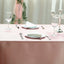Satin Rectangular 60"x126" Tablecloth Dusty Rose - Smooth and Lustrous Table Cover