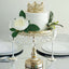 Metal Princess Crown Cake Topper Gold - Exquisite Cake Centerpiece Decor for QuinceaÃ±eras Bridal Showers & Fairytale-Themed Events 2"