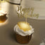 24-Pack Cupcake Toppers Happy Birthday Design Glitter Gold - Party Cake Picks Decoration Supplies