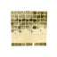 Shiny Gold Square Sequin Shimmer Wall Party Photo Backdrop, 24sq.ft Active Spangle Wall Art DÃ©cor Panels - 24 Panels