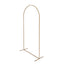 6ft Gold Metal Wedding Arch Chiara Backdrop Stand Floral Display Frame With Round Top