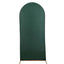 6ft Matte Hunter Emerald Green Spandex Fitted Chiara Backdrop Stand Cover For Round Top Wedding Arch