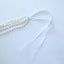 Faux Pearl Beaded 16" Chair Back Garland Sash Ivory Gatsby-Inspired Style - Pre-Tied Chic Wedding Decor for Chiavari Chairs
