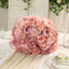 Pre-Arranged Silk Rose Wedding Centerpiece, Blush Artificial Rose Flower Balls Arrangement Table Decor - 20"