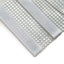 4 Pack Silver Rhinestone Mesh Velcro Backdrop Curtain Bands, Large Chair Sash Clip Tie Backs - 5"X10"