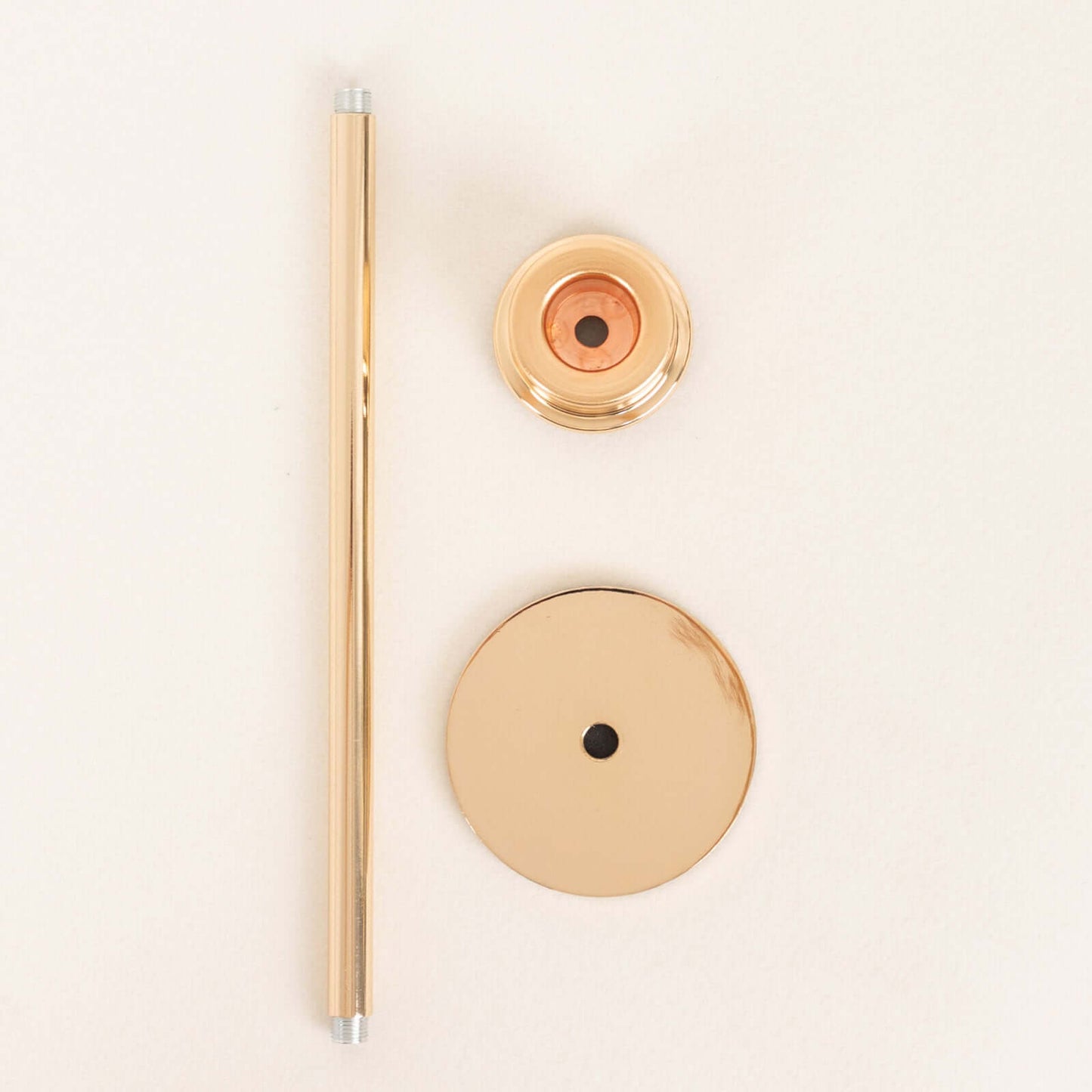 2-Pack Gold Metal Taper Candlestick Holders, Clear Glass Hurricane Candle Stands With Chimney Candle Shades 20"