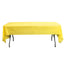 5-Pack Plastic Table Covers Yellow Rectangle - Reliable PVC Disposable Covers for Gatherings 54"x108"