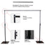10ft Metal DIY Adjustable Heavy Duty Backdrop Stand Kit, Steel Base