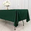 Scuba Rectangular 60"x102" Tablecloth Hunter Emerald Green - Wrinkle Free & Stain Resistant Table Cover