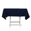 Cotton Blend 54"x54" Square Tablecloth Navy Blue - Wrinkle-Resistant Table Cover