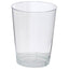 25-Pack Plastic Tumbler Cups Clear - Stylish Disposable Party Glasses 10oz