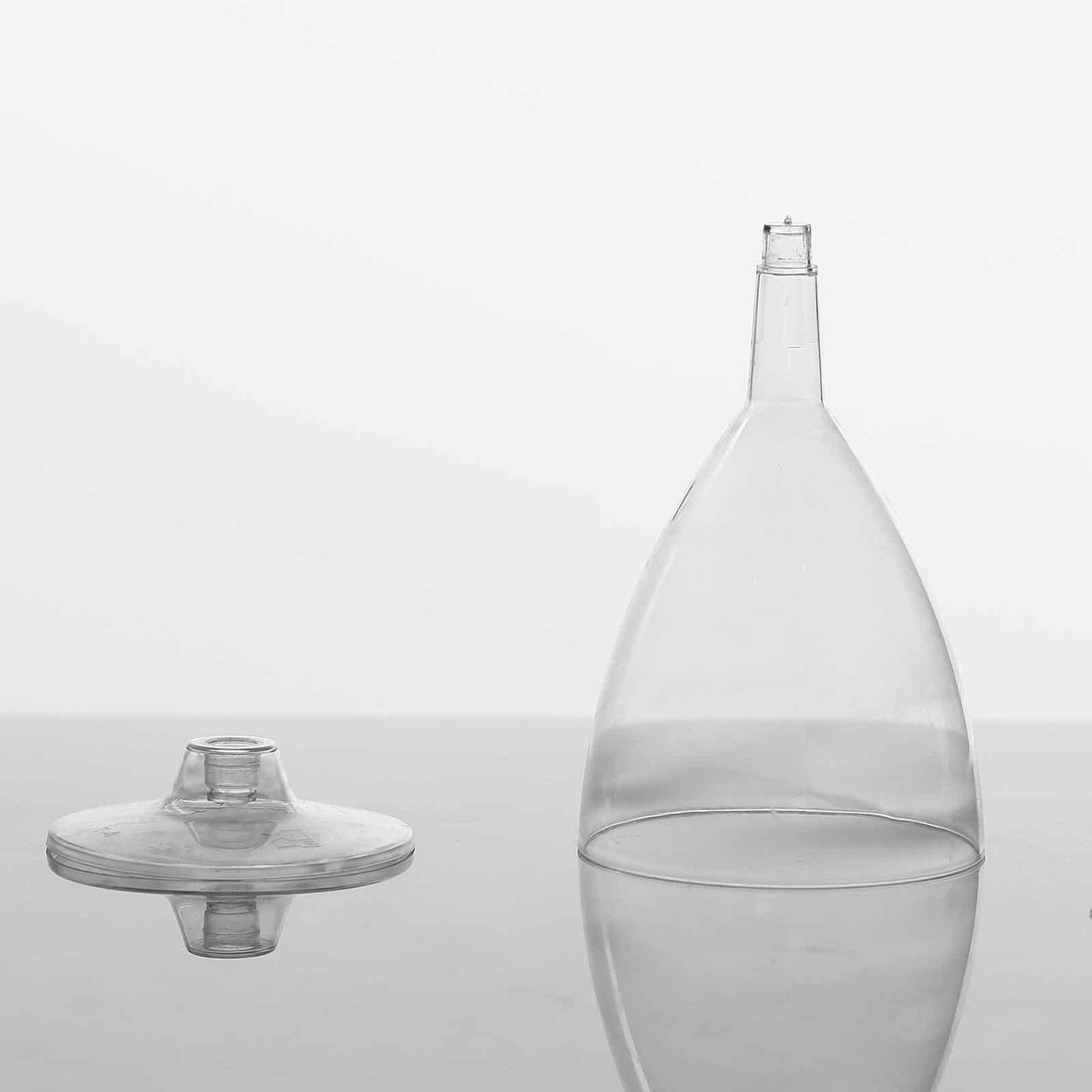 12-Pack Plastic Wine Glasses Clear Short Hollow Stem - Stylish Disposable Cups for Wine 6oz