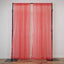 Pack of 2 52"x64â€ Coral Sequin Curtains With Rod Pocket Window Treatment Panels - Clearance SALE