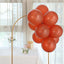 25 Pack 12" Matte Pastel Terracotta (Rust) Helium Air Latex Party Balloons