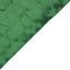 Taffeta Fabric 12"x108" Table Runner Green - 3D Leaf Petal Design
