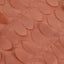 Taffeta 54"x54" Square Tablecloth Terracotta (Rust) 3D Leaf Petal Table Cover