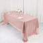 Sequin 60"x126" Rectangle Tablecloth Rose Gold - Glittering Finish Table Cover