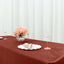 Premium Velvet 90"x156" Rectangle Tablecloth Terracotta (Rust) - Reusable Soft & Seamless Table Cover