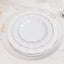 10-Pack Candle Plate Circle Acrylic Mirror Tray Silver Round - Event Centerpiece Decor 14"