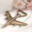 4" Antique Gold Metal Airplane Bottle Opener Vintage Party Favor Gift Box Pre-Packed