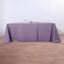 Polyester 90"x132" Rectangle Tablecloth Violet Amethyst - Seamless Wrinkle-Resistant Table Cover