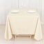 Scuba Square 70"x70" Tablecloth Beige - Wrinkle Free & Stain Resistant Table Cover