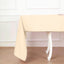 Polyester 60"x126" Rectangle Tablecloth Beige - Wrinkle-Resistant Table Cover