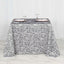 Taffeta 90"x90" Table Overlay Black and White - Tiger Print Table Topper for Jungle Theme
