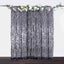 8ftx8ft Black Big Payette Sequin Event Curtain Drapes, Backdrop Event Panel