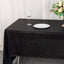 Sequin Dots Polyester 60"x126" Rectangle Tablecloth Shimmering Black - Wrinkle Free & Sparkling Table Cover