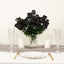 12 Bushes Black Artificial Premium Silk Flower Rose Bud Bouquets