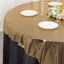 Polyester 72"x72" Table Overlay Square Tablecloth Black - Gold Foil Disco Mirror Ball Design for Stylish Celebrations