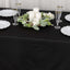 Scuba Rectangular 60"x102" Tablecloth Black - Wrinkle Free & Stain Resistant Table Cover for Weddings and Banquets