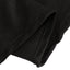 Cotton Blend 70" Round Tablecloth Black - Wrinkle-Resistant Table Cover