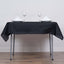 Polyester Square 54"x54" Tablecloth Black - Wrinkle-Resistant & Durable Table Cover for Events