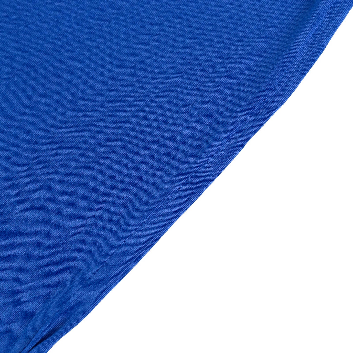 Stretch Spandex 5ft Round Tablecloth Royal Blue - Durable Form-Fitting Table Cover