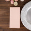 20 Pack Linen-Like Paper 8.5"x4" Napkins Blush - Highly Absorbent & Disposable Airlaid Guest Towels