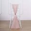 5 Pack Chiffon Chair Sashes Blush - Soft & Lightweight Designer Chair Bows 22"x78"