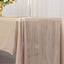 Sequin Dots Polyester 60"x126" Rectangle Tablecloth Shimmering Blush - Wrinkle Free & Sparkling Table Cover