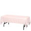 Polyester 60"x102" Rectangle Tablecloth Blush - Durable and Stylish Table Cover
