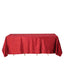 Premium Velvet 90"x132" Rectangle Tablecloth Burgundy - Reusable Soft & Seamless Table Cover