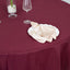 Premium Polyester 90" Round Tablecloth Burgundy - Stain and Wrinkle-Resistant Design with 220GSM Thickness Table Cover